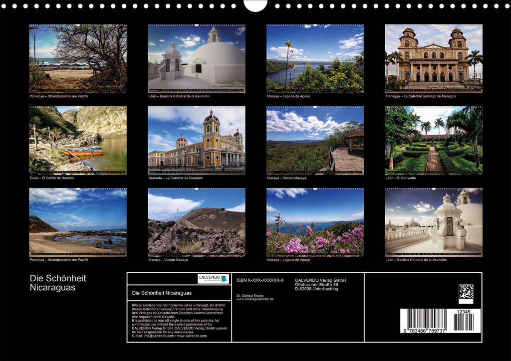 Kalender – Reisen Nicaragua