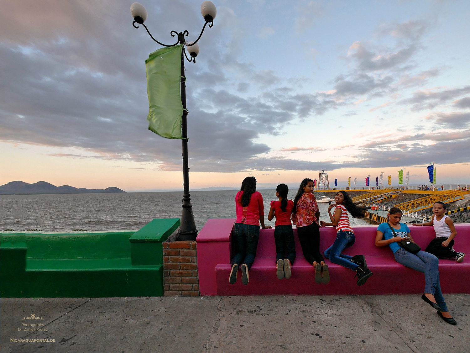 Nicaragua: MANAGUA: Seepromenade am Managuasee, Lago Xolotlan: El Malécon